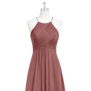Azazie Ginger in Desert Rose NWT